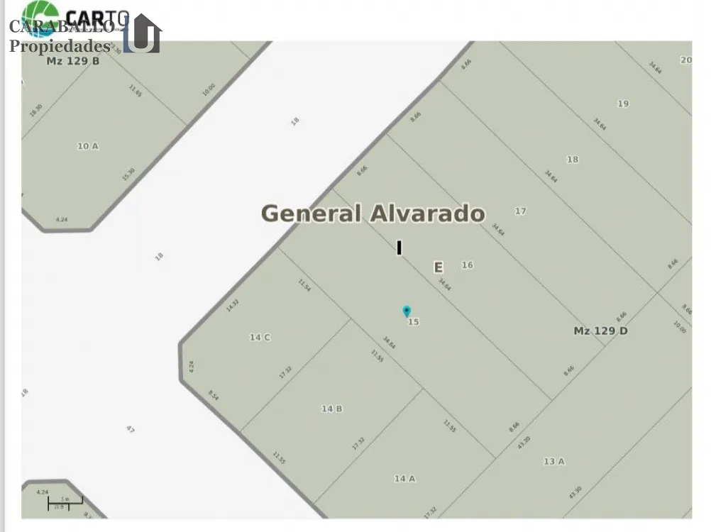 Lote o Terreno en Venta Oeste de Miramar. Retasado a U$S 15500.