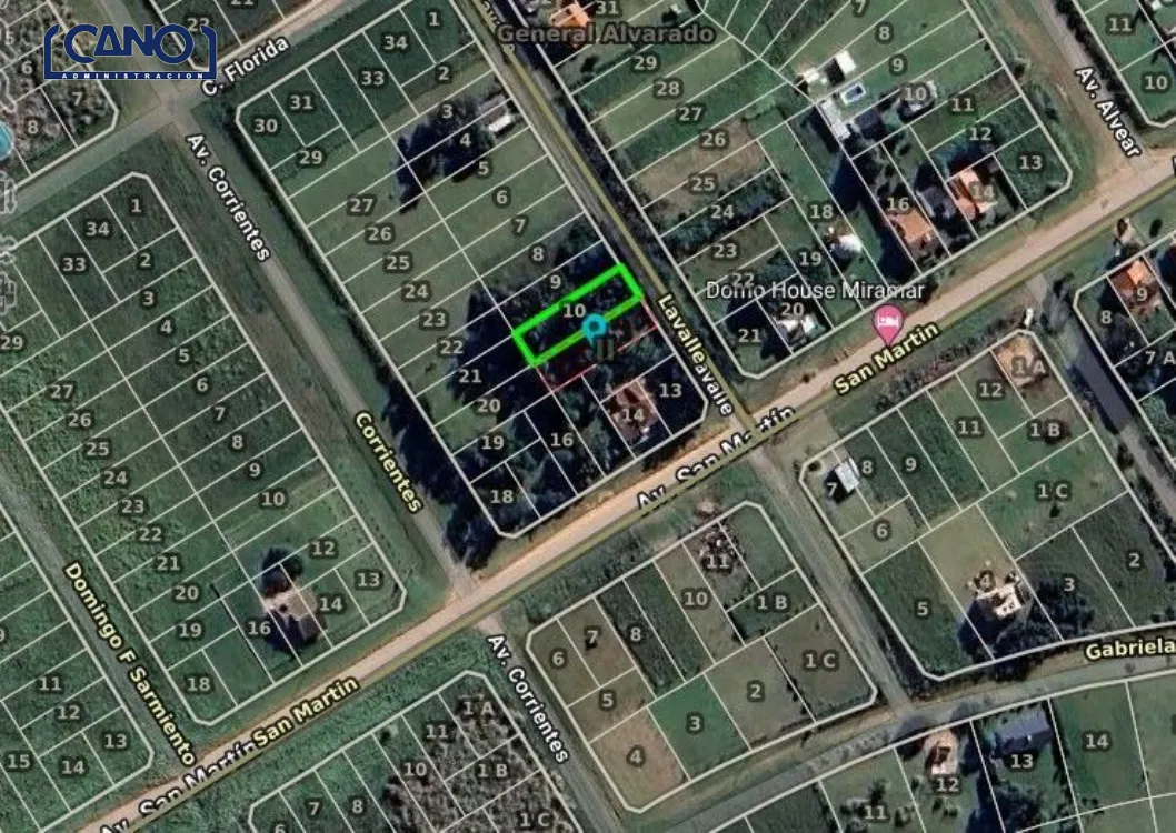 Lote o Terreno en Venta Arenas de Oro de Miramar. Estado Bueno.
