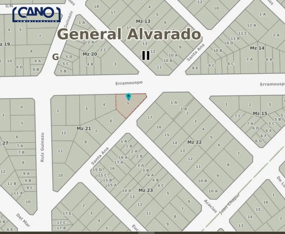 Lote o Terreno en Venta Parquemar de Miramar. Estado Excelente.