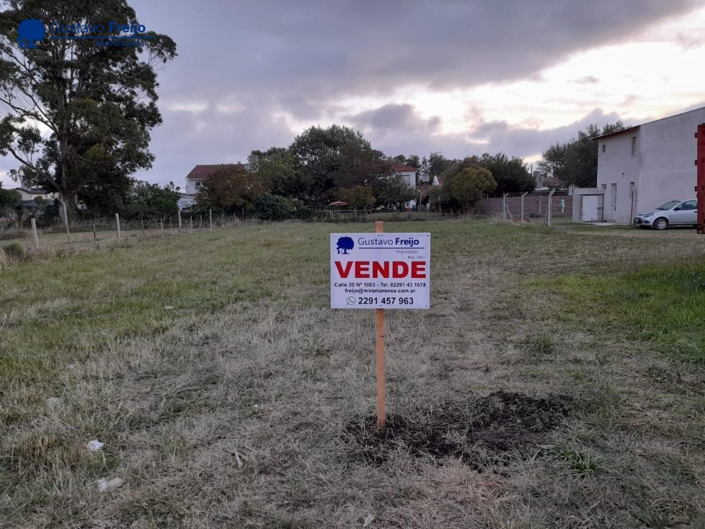 Lote o Terreno en Venta Parquemar de Miramar. Estado Excelente. Apto Crédito