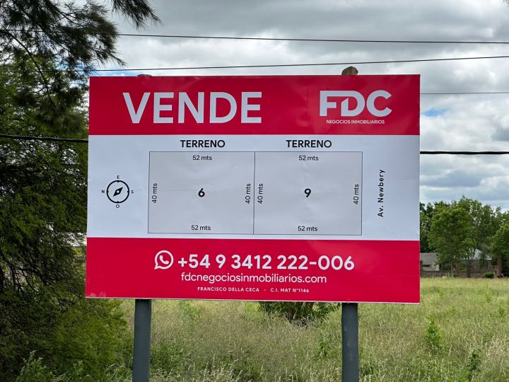 VENTA TERRENO DE 4160 M2 SOBRE AV. JORGE NEWBERY