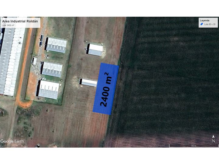 Lote en Venta 2.400 m2 -  Zona Industrial,  Roldán