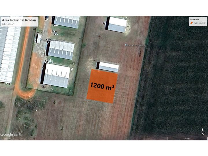 Lote en Venta 1.200 m2 - Zona Industrial Roldán