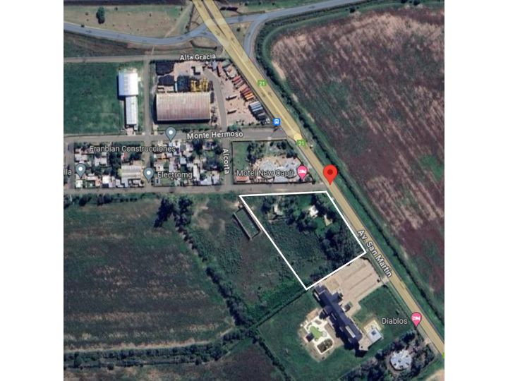 Ruta 21 y Los Paraísos- Lote B  4489.57 m²