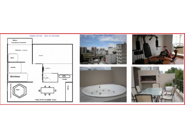Monoambiente Edificio Amenities - Parrilla - Gimnacio - Laundry
