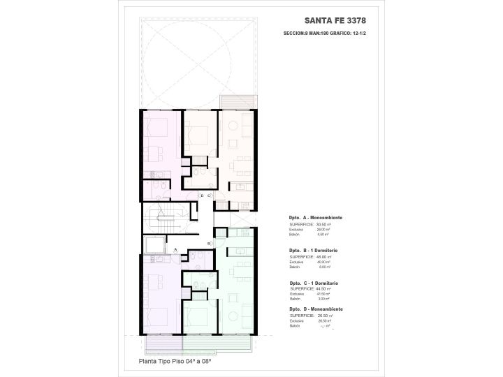OPORTUNIDAD, Inmobiliaria vende departamentos  de pozo en Santa Fe 3300