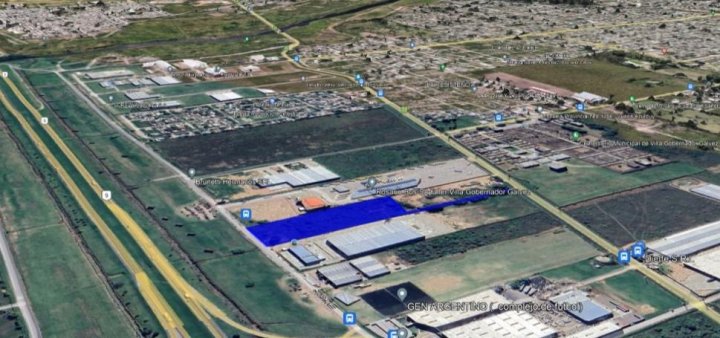 Lote en venta sobre autopista Rosario - Bs As Zona industrial 17700 METROS