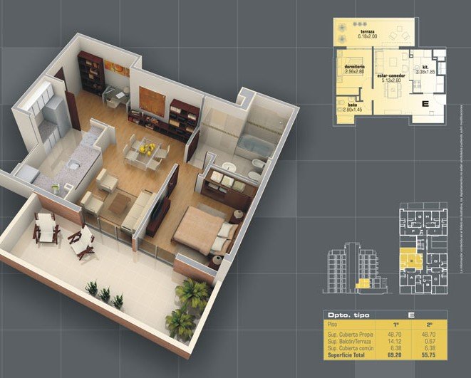 VENTA DEPARTAMENTO 1 DORMITORIO + ESCRITORIO - CENTRO DE CÓRDOBA