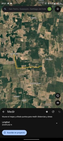 Venta de Campo 586 HAS en Guasayán, Santiago del Estero.