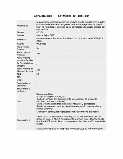 SUIPACHA  3700