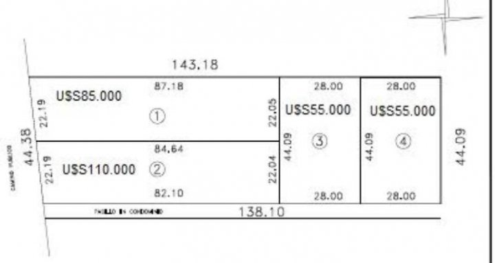 Julio Cortazar al 2900 Granadero Baigorria- Lote 1234m2