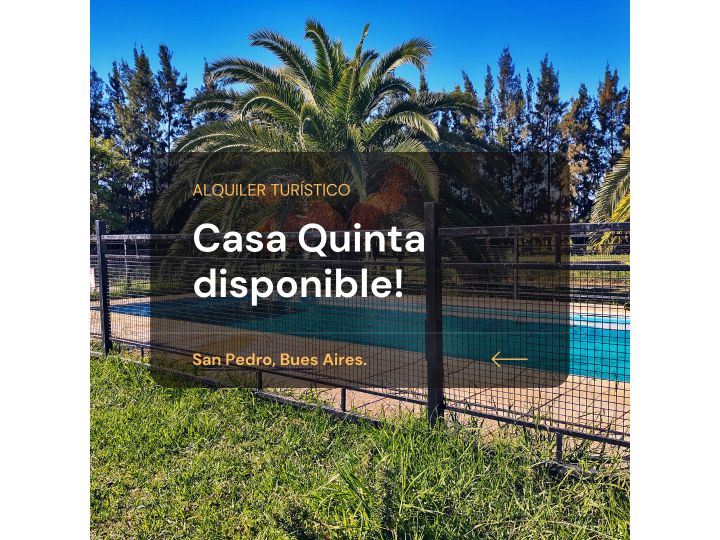 CASA QUINTA - San Pedro
